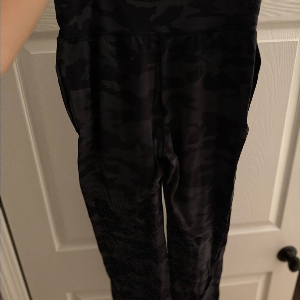 Black Camouflage Women's Joggers